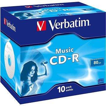 VERBATIM CD-R 80 MUSIC box 10pck/BAL