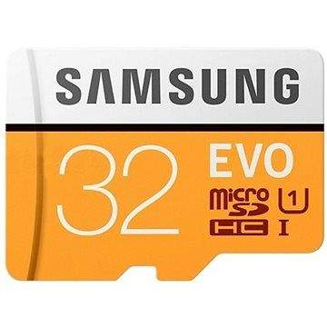 Samsung MicroSDHC 32GB EVO UHS-I U1 + SD adaptér