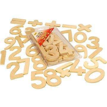 Bigjigs Dřevěné hračky - Číslice a počítání