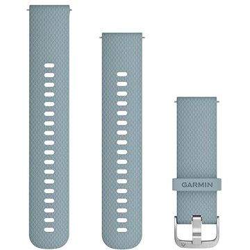 Garmin Quick Release 20 silikonový šedý (stříbrná přezka)