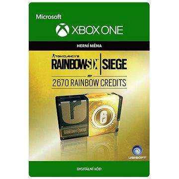 Ubisoft Tom Clancy's Rainbow Six Siege Currency pack 2670 Rainbow credits - Xbox One Digital