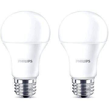 Philips LED 13-100W, E27, 2700K, matná, set 2ks