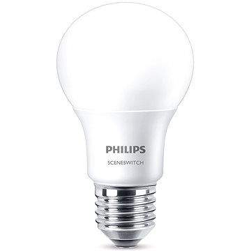 Philips LED SceneSwitch 60W, E27, 2700-2500-2200K, matná