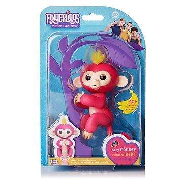 WOWWEE Fingerlings - Opička Bella, růžová