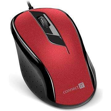 CONNECT IT Optical USB mouse červená