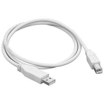OEM USB 2.0 propojovací 3m A-B bílý (šedý)