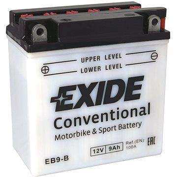 EXIDE BIKE Conventional 9Ah, 12V, YB9-B / 12N9-4B-1