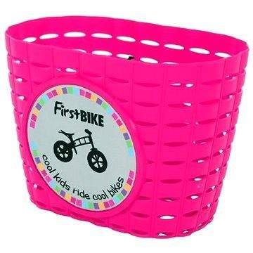 FirstBike košík růžový