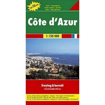 Freytag-Berndt Automapa Côte ďAzur, Azurové pobřeží 1:150 000