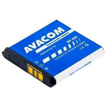 AVACOM pro Nokia 6233, 9300, N73 Li-Ion 3,7V 1070mAh (náhrada BP-6M)