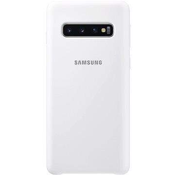 Samsung Galaxy S10 Silicone Cover bílý