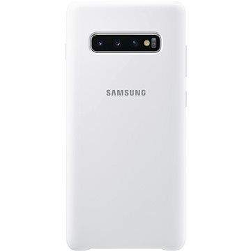 Samsung Galaxy S10+ Silicone Cover bílý