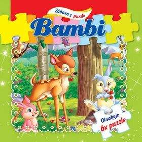 FONI book Bambi Zábava s puzzle: Obsahuje 6x puzzle