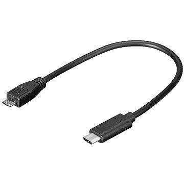 PremiumCord USB-C 3.1 (M) - USB 2.0 Micro-B (M) 0.2m