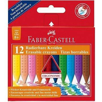 Faber - Castell Faber-Castell Pastelky Plastic Colour Grip, 12 Barev