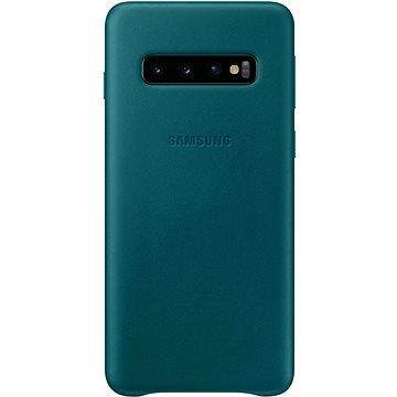 Samsung Galaxy S10 Leather Cover zelený