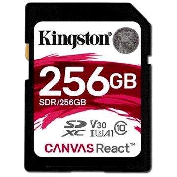 Kingston Canvas React SDXC 256GB A1 UHS-I V30 U3
