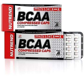 Nutrend BCAA Compressed caps, 120 kapslí,
