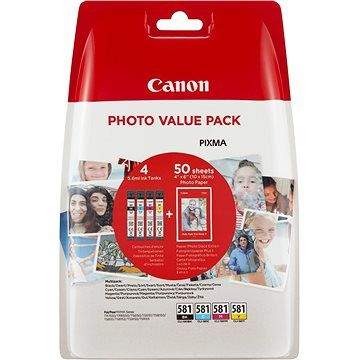 Canon CLI-581 Multipack + fotopapír PP-201