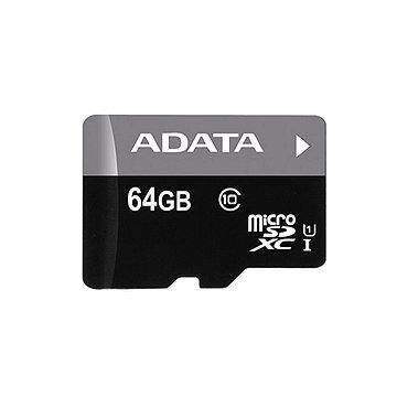 ADATA Premier MicroSDXC 64GB UHS-I + SD adaptér