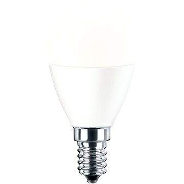 Pila LED kapka, 5.5-40W, E14, 2700K, Mléčná