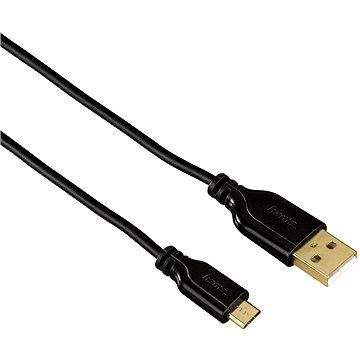 Hama propojovací USB A(M) - micro B(M) 0.75m černý