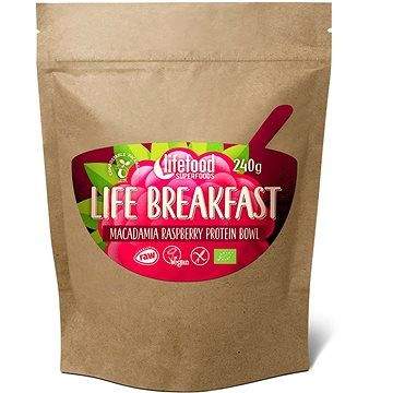 Lifefood Life Breakfast Bio Raw Kaše malinová s makadamiemi