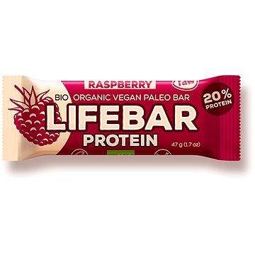 Lifefood Lifebar Protein Bio Raw malinová – 15 ks