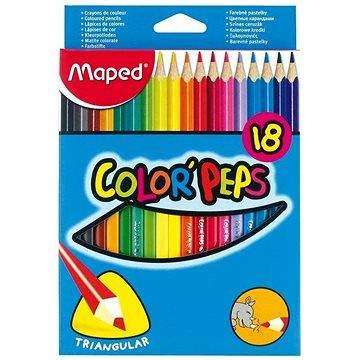 Maped Color Peps 18 barev trojhranné