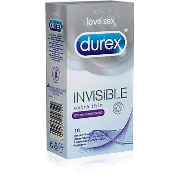 DUREX Invisible Extra Thin Extra Lubricated 10 ks