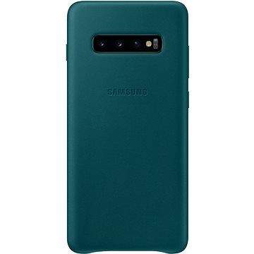 Samsung Galaxy S10+ Leather Cover zelený