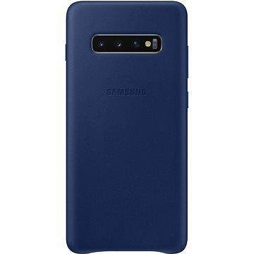 Samsung Galaxy S10+ Leather Cover námořnicky modrý