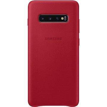 Samsung Galaxy S10+ Leather Cover červený