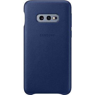 Samsung Galaxy S10e Leather Cover námořnicky modrý