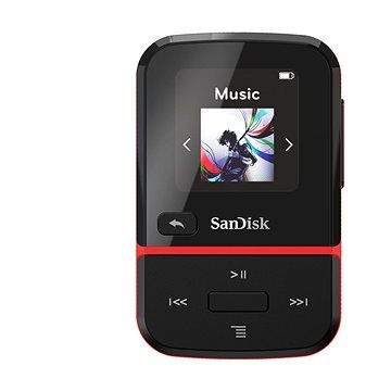 SanDisk MP3 Clip Sport GO 16 GB červená