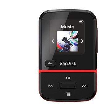 SanDisk MP3 Clip Sport GO 32 GB červená
