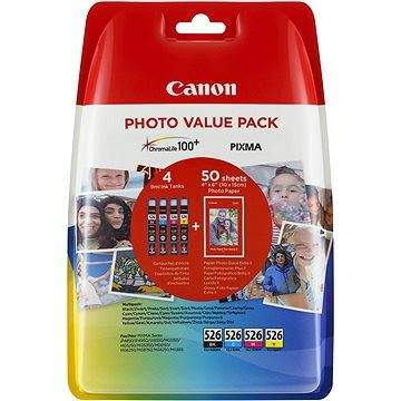 Canon CLI-526 Multipack + fotopapír PP-201