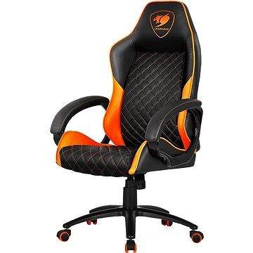 Cougar Fusion black/orange židle