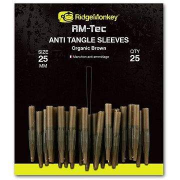 RidgeMonkey RM-Tec Anti Tangle Sleeves 25mm Hnědý 25ks