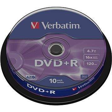 Verbatim DVD+R 16x, 10ks cakebox