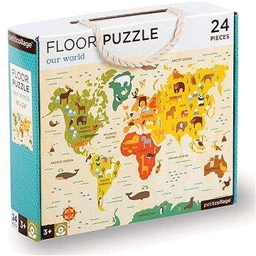 Vilac Petitcollage Podlahové puzzle náš svět