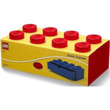 Lego Storage LEGO stolní box 8 se zásuvkou červený