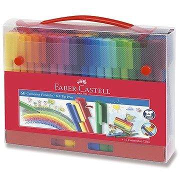 Faber - Castell Faber-Castell popisovače Connector, 60 barev