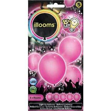 TM Toys LED balónky - růžové 4 ks