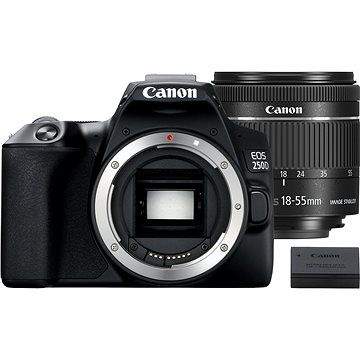 Canon EOS 250D černý + EF-S 18-55mm IS STM + LP-E17