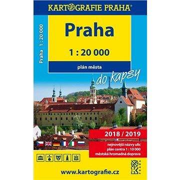 Kartografie PRAHA Praha do kapsy 1:20 000: Plán města