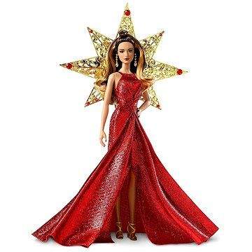 Mattel Barbie Vánoční panenka brunetka