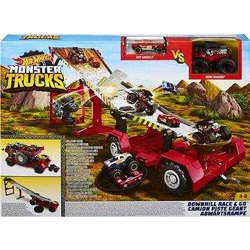 Mattel Hot Wheels Monster Trucks Závod z kopce 2v1