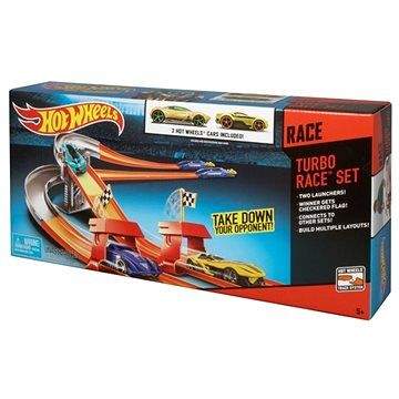 Mattel Hot Wheels tryskový závod