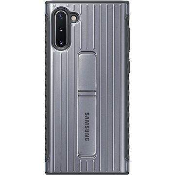 Samsung Tvrzený ochranný zadní kryt se stojánkem pro Galaxy Note10 stříbrný